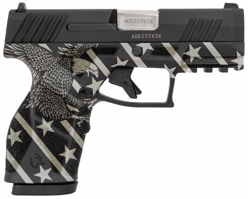 Taurus GX2 Compact 9mm Black W / Eagle, Stars & Stripes Pistol