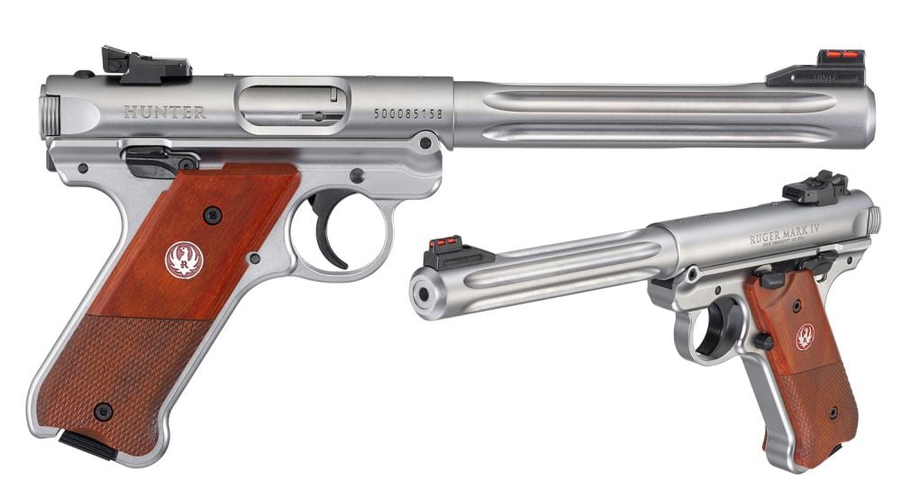 Ruger Mark IV Hunter .22 LR Satin Stainless Pistol