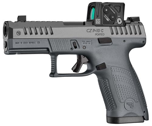 CZ P-10 C Compact Compensated 9mm Black Pistol w/ Aimpoint COA 3.5 MOA Red Dot