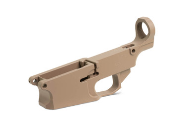 Flat Dark Earth Cerakoted Billet .308 80% Lower Receiver